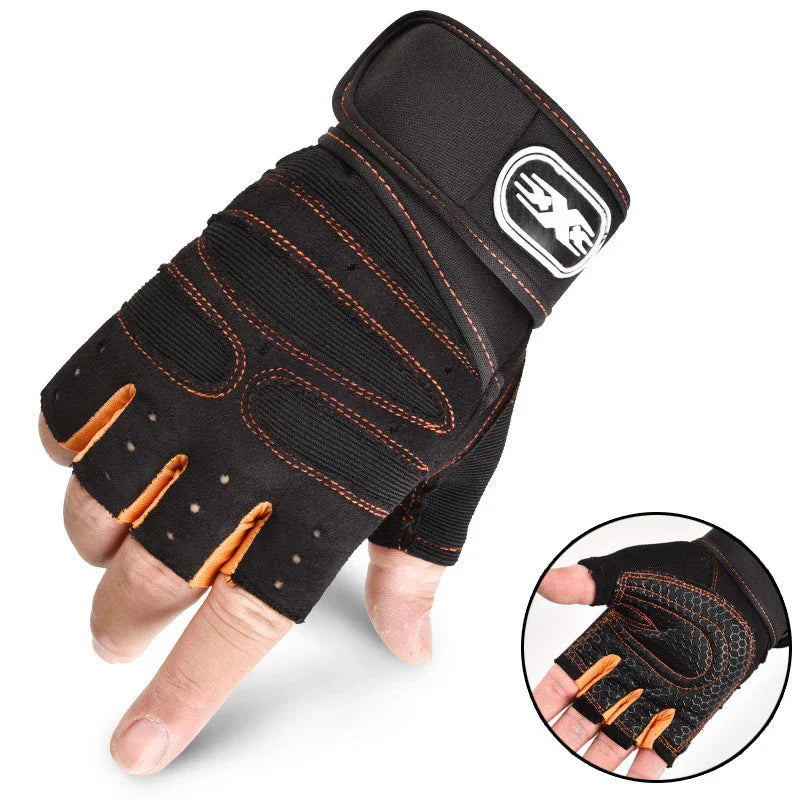 Luvas desportivas ao ar livre.
