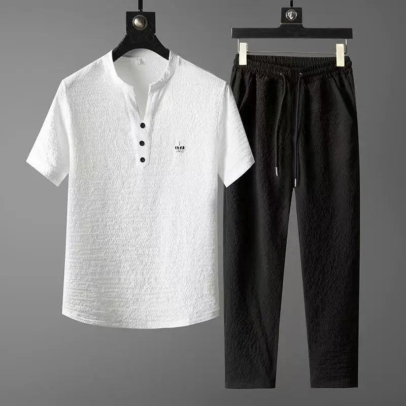 Conjunto masculino casual verão 2026