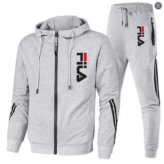 Fato esportivo com fecho e sweatshirt