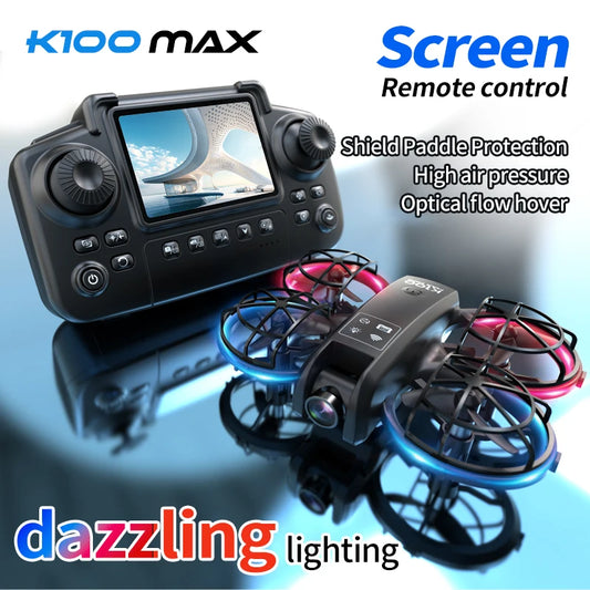Drone K100 MAX com controle de tela