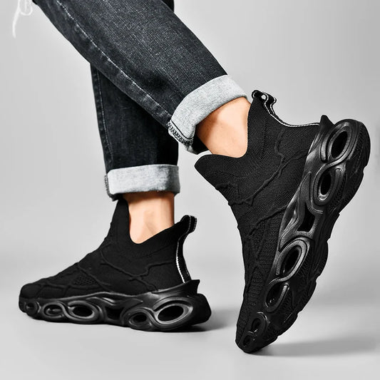 Tênis casual de luxo respirável