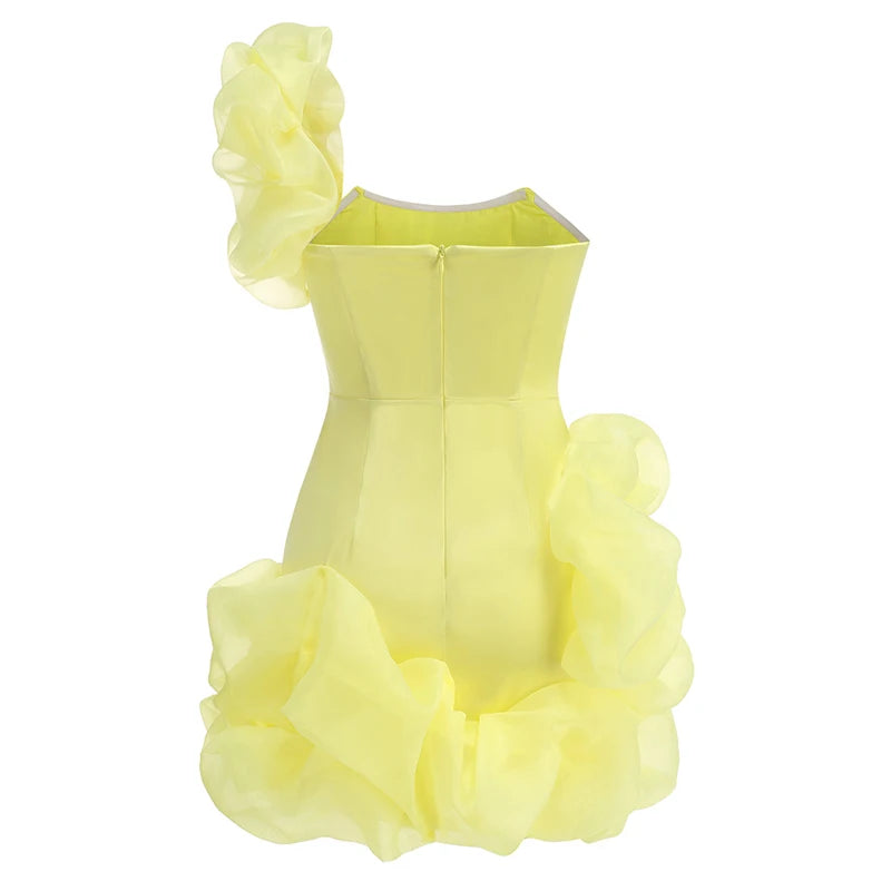 Vestido envolto plissado borda