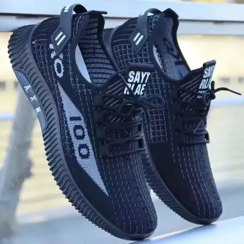 Tênis de malha respirável antiderrapante