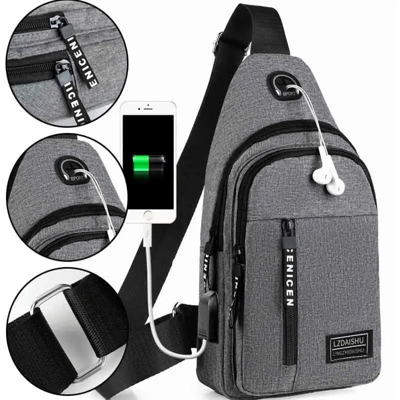Mochila de peito casual