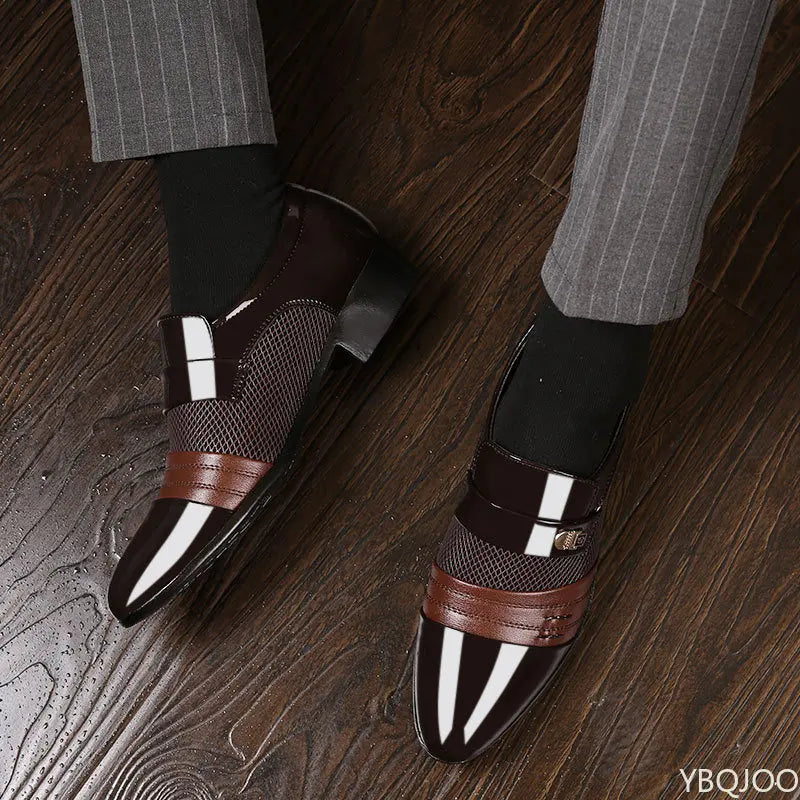 Sapatos de couro Oxford formais