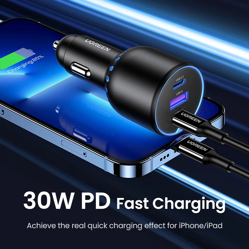 Carregador de carro UGREEN-USB C