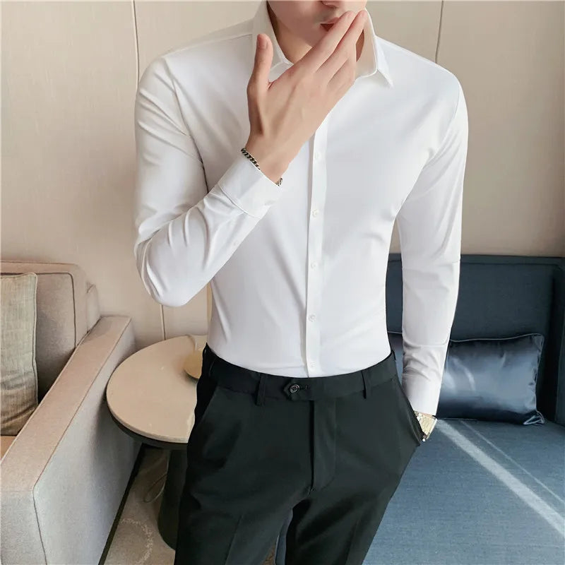 Camisas sem costura de alta elasticidade