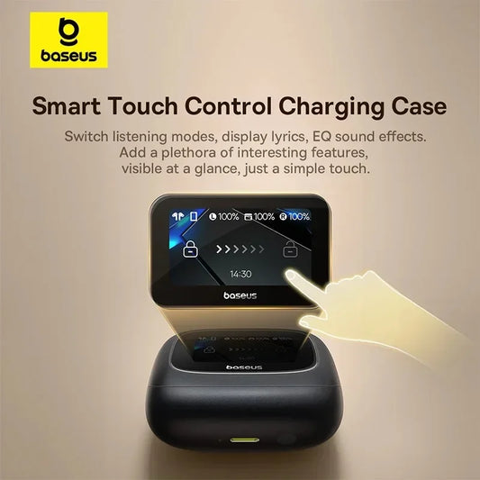 Fones de ouvido com tela inteligente