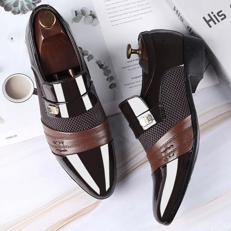 Sapatos de couro Oxford formais