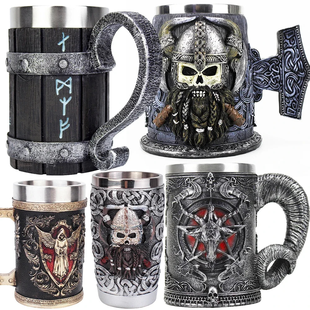 Caneca de aço inoxidável Viking