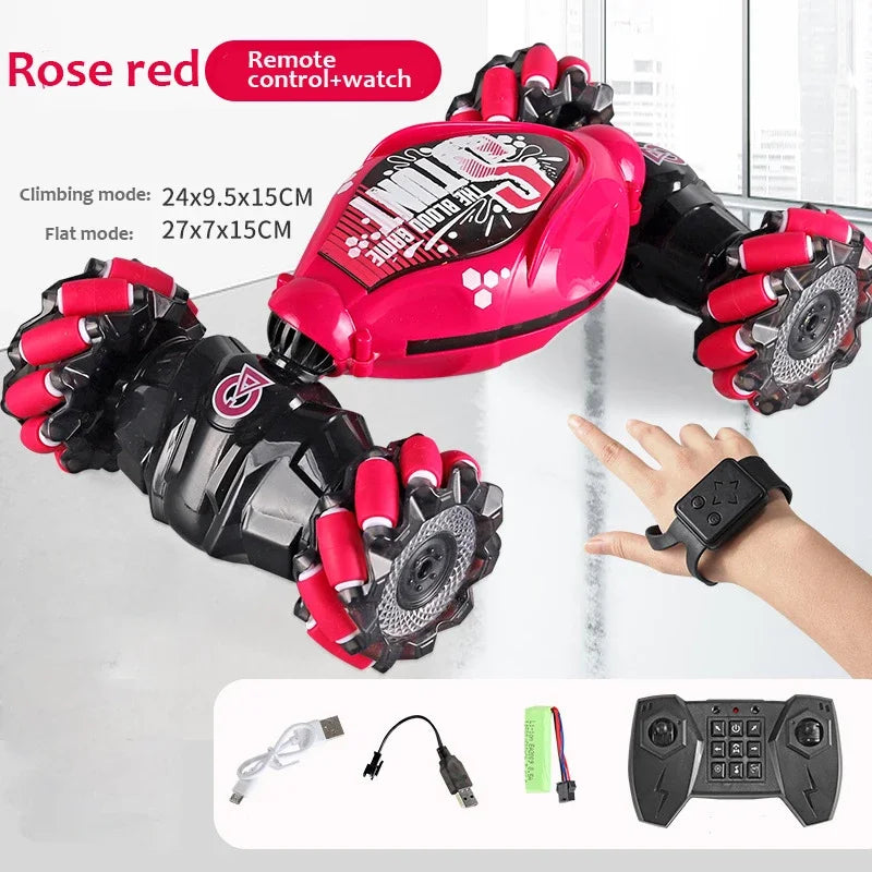 Carro de deriva 4WD RC com luzes LED de música 2.4G