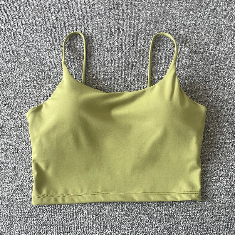 Tops acolchoada bralette