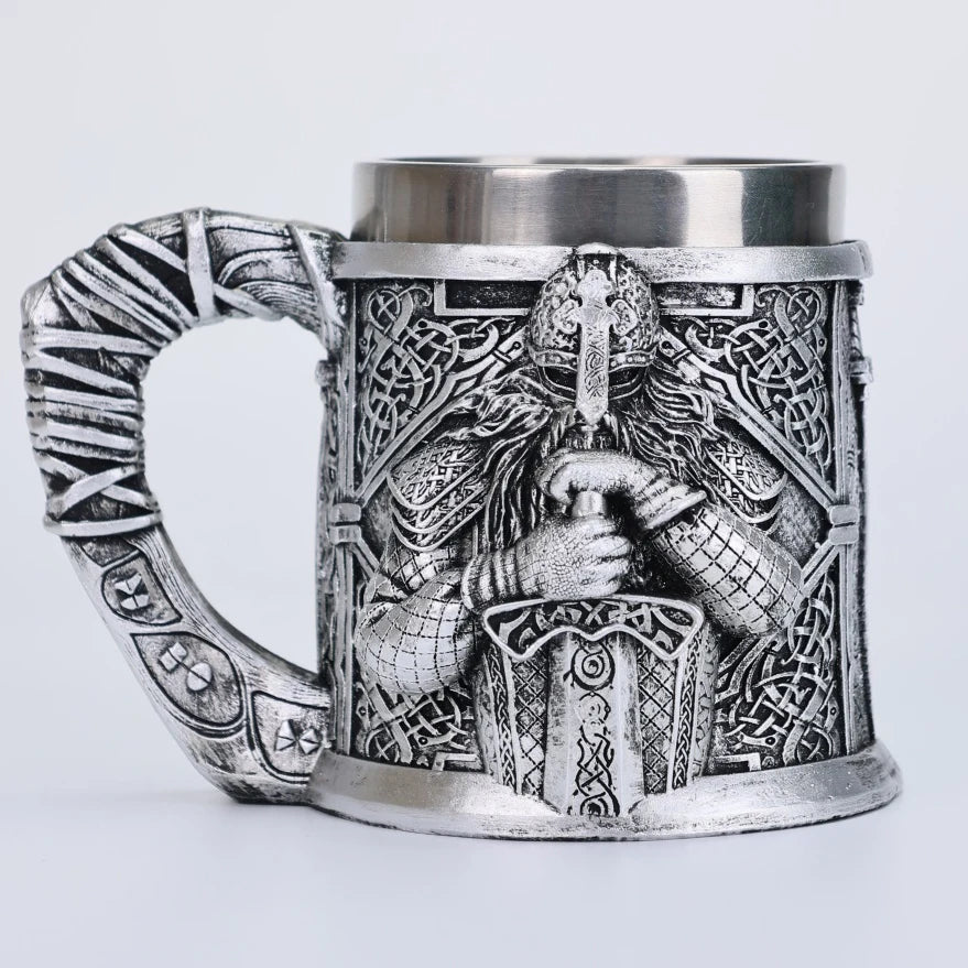 Canecas Valhalla viking aço inoxidável nórdico