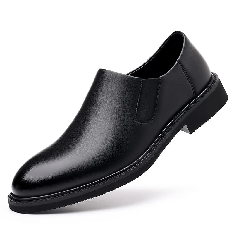 Sapatos formais de couro italiano para homens