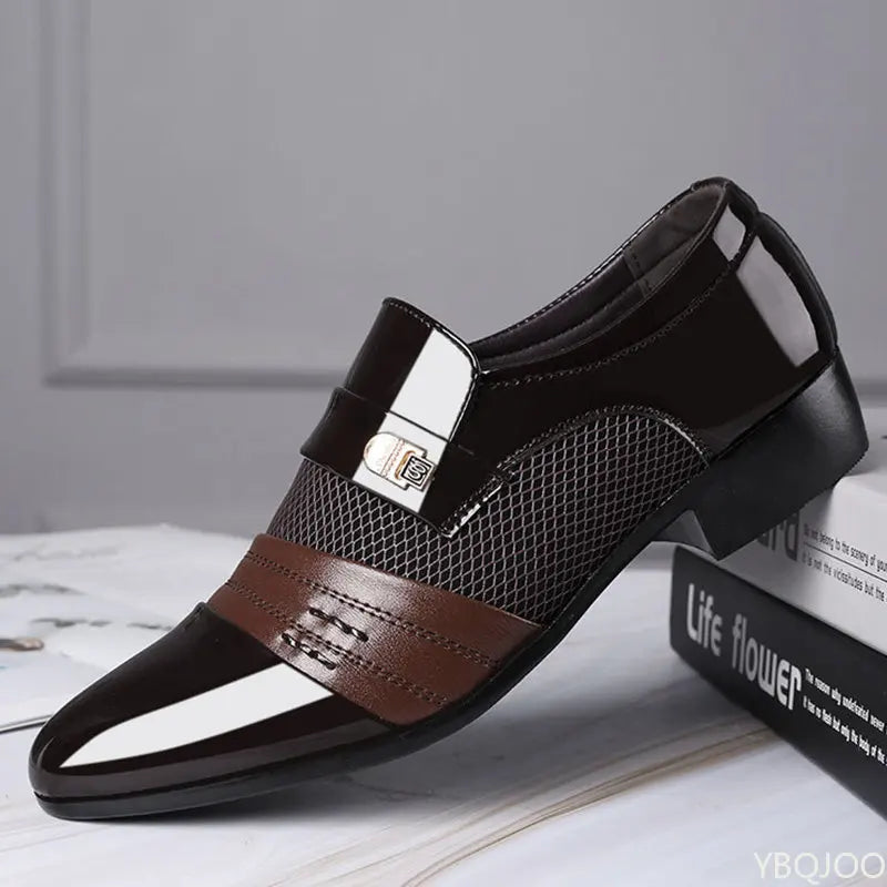 Sapatos de couro Oxford formais