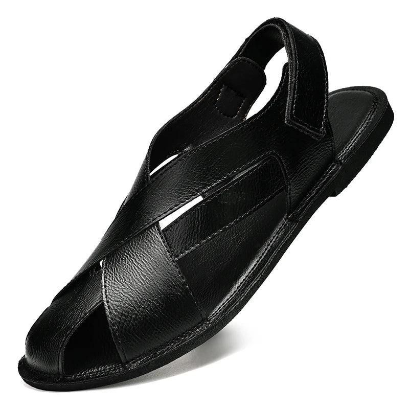 Mocassins de couro genuíno