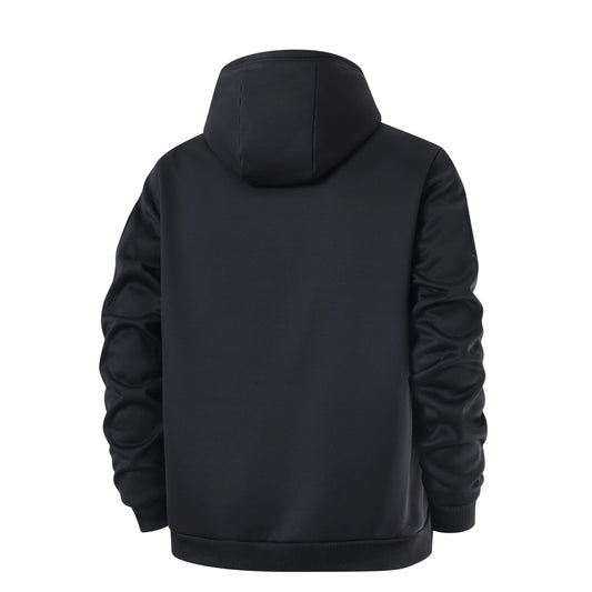 Jaqueta Masculina de Inverno em Lã e Poliéster – Com Capuz