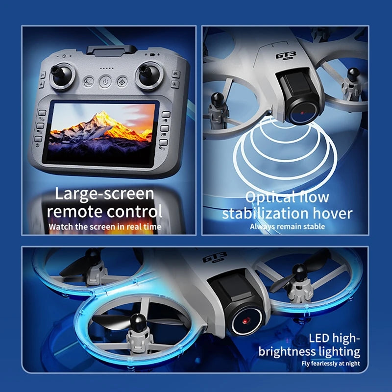 Drone GT3 Max com Ecrã de 4,3 Polegadas
