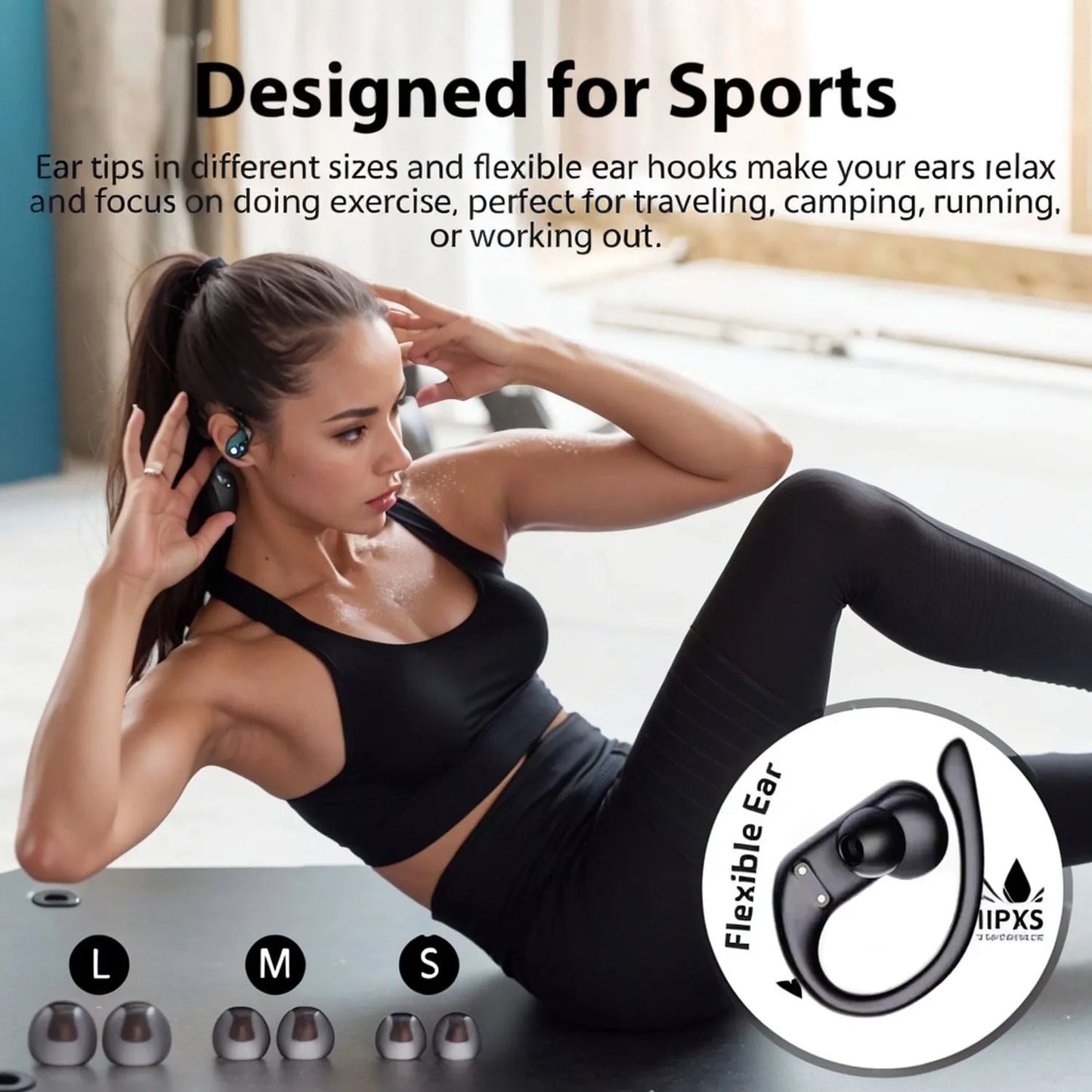 Fones de ouvido esportivos