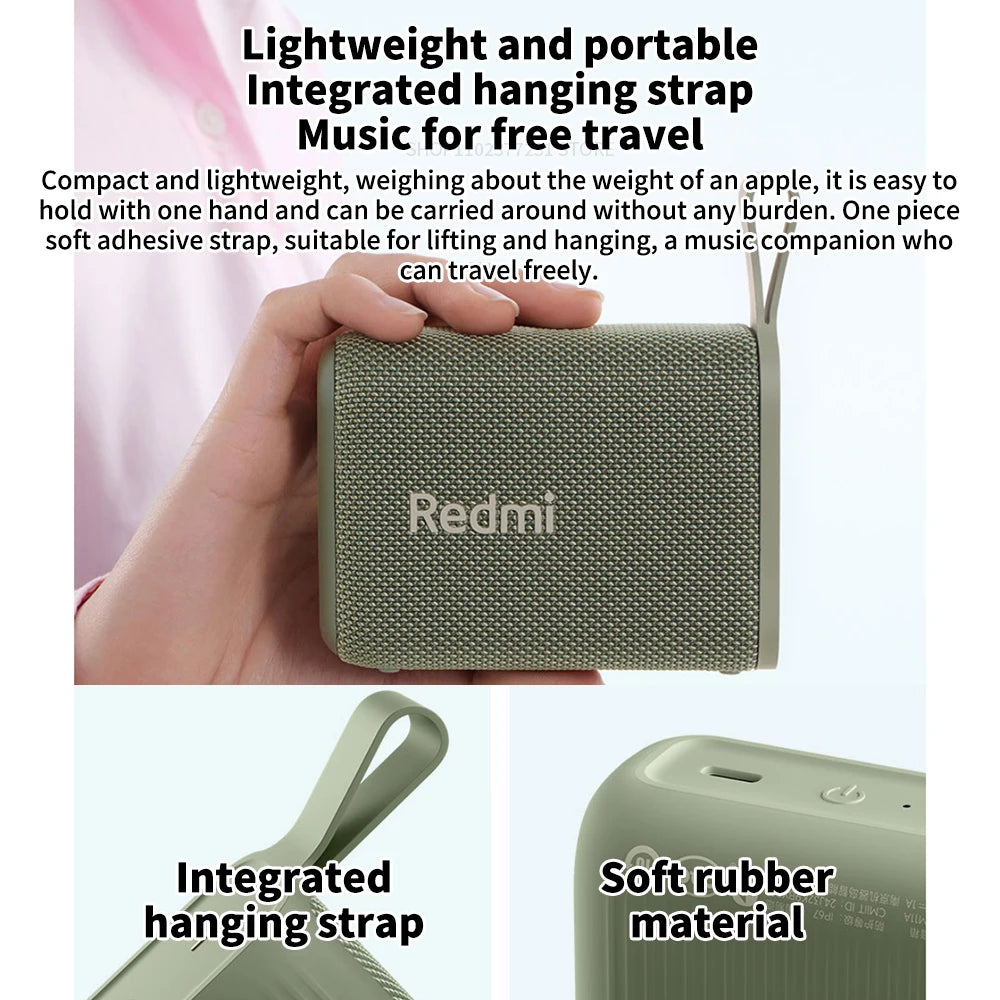Xiaomi Redmi Alto-falante Portátil de Bolso Som, IP67, Bluetooth 5.4
