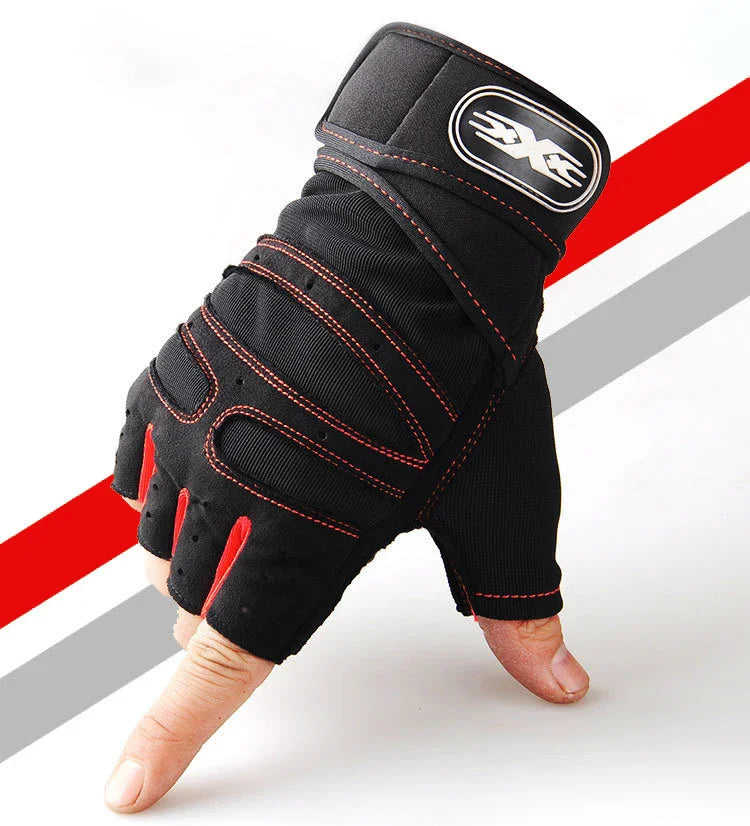 Luvas desportivas ao ar livre.
