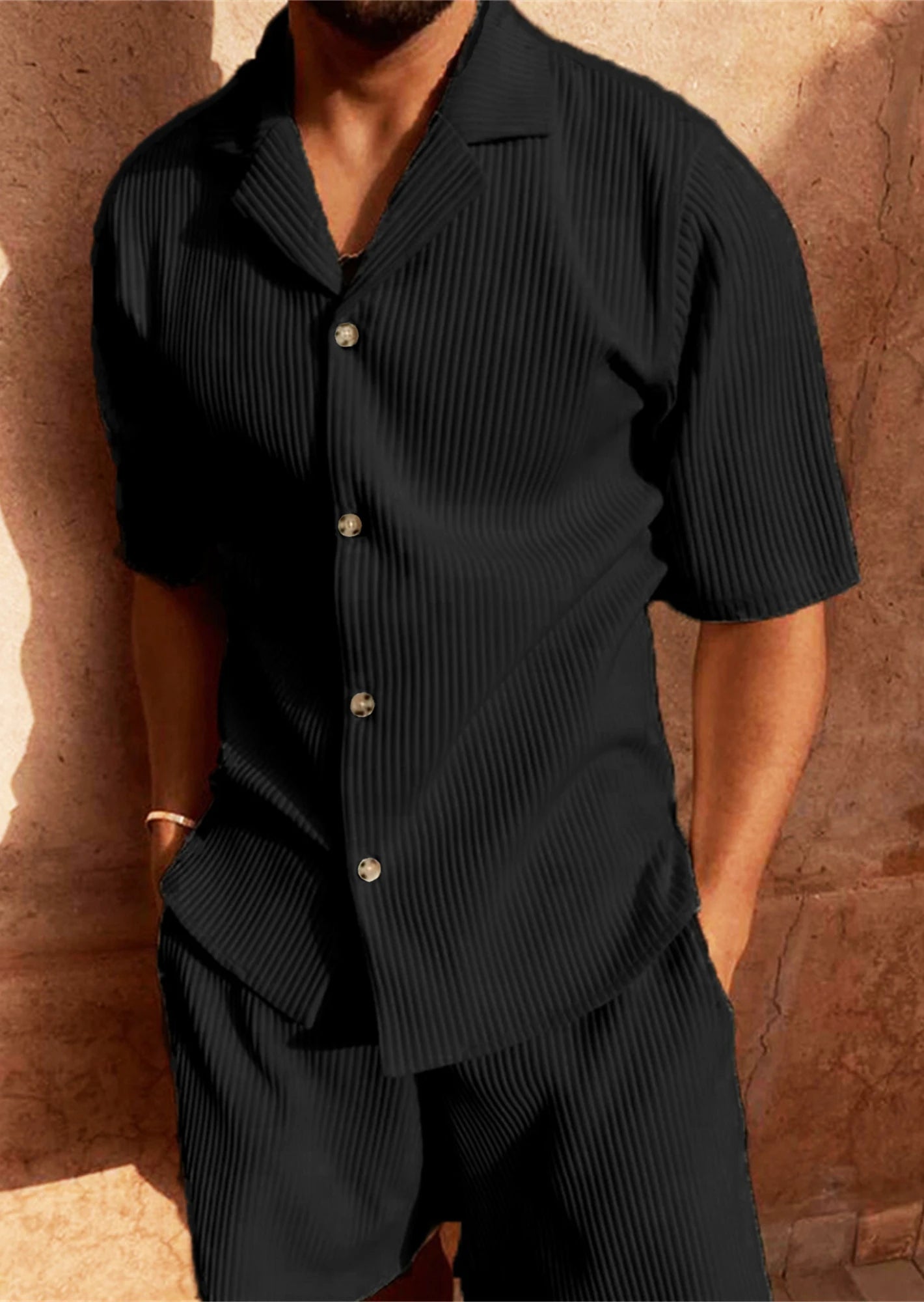 Fato veludo casual primavera/verão