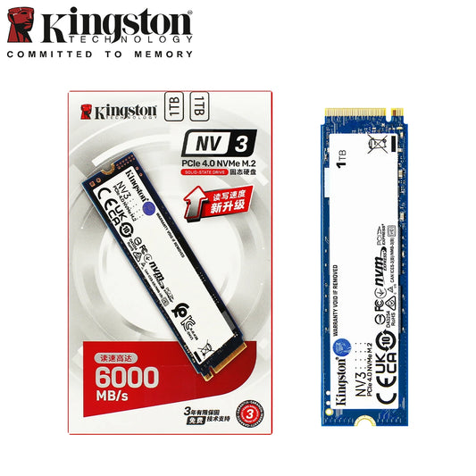 SSD Kingston NV3 NVMe PCIe 4.0 — 500 GB a 2 TB