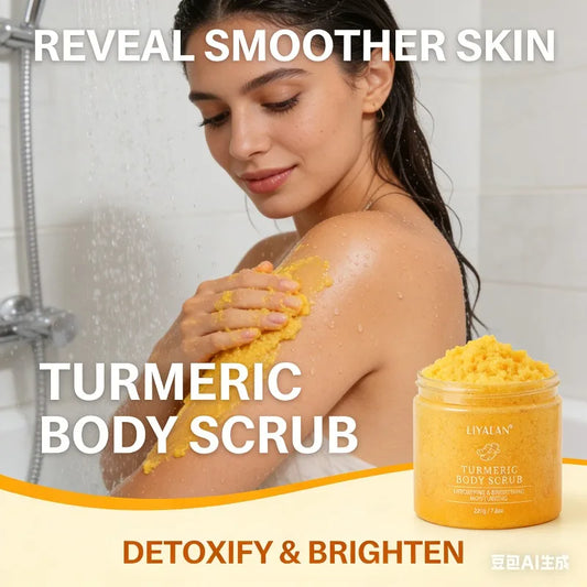 Esfoliante de Açafrão para Rosto e Corpo