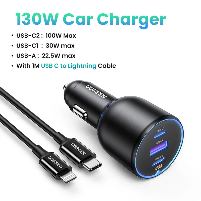 Carregador de carro UGREEN-USB C