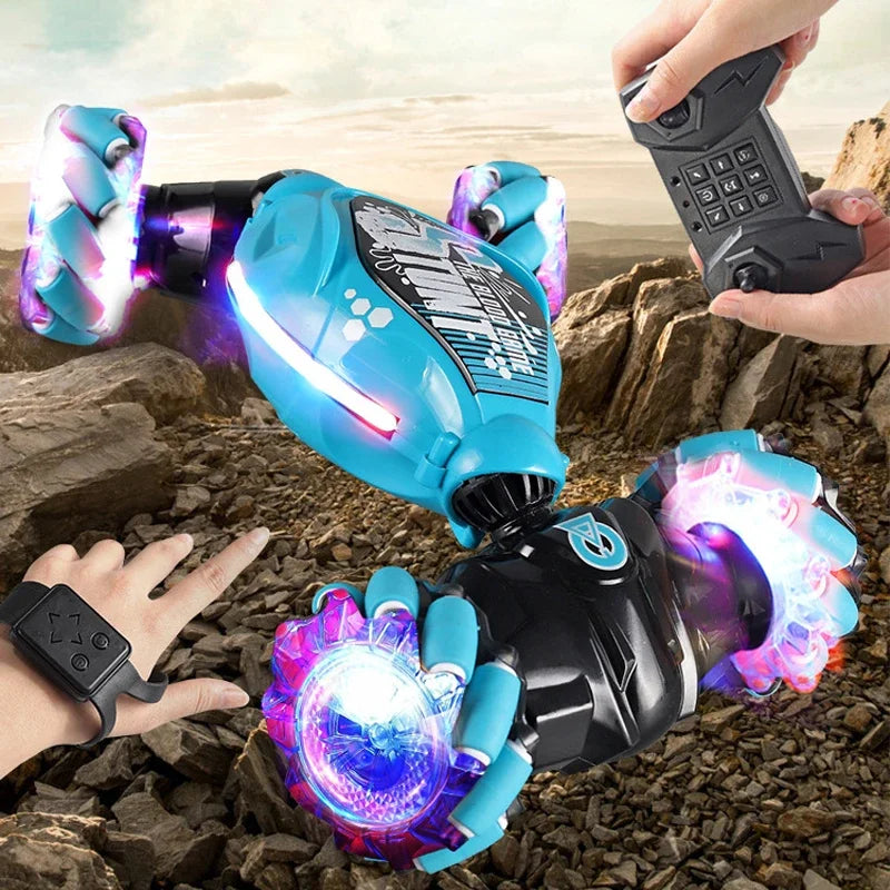 Carro de deriva 4WD RC com luzes LED de música 2.4G