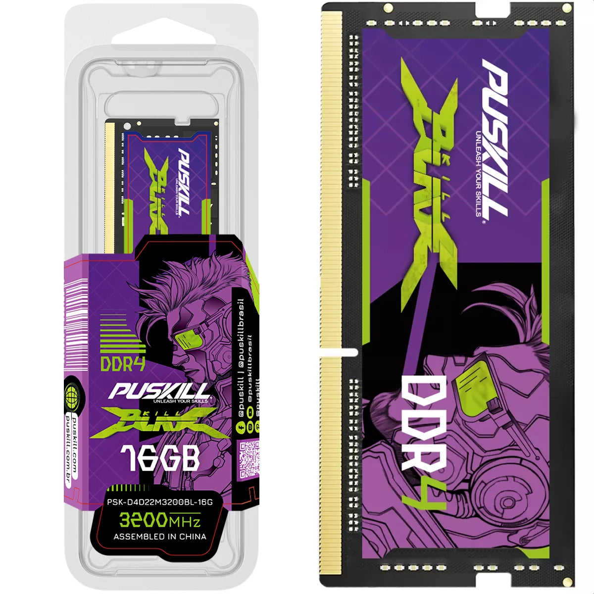 Memória Ram DDR4, DDR3 para portátil
