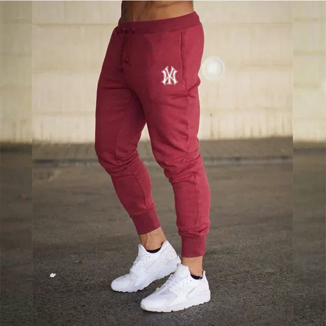 Calças casuais fitness moletom