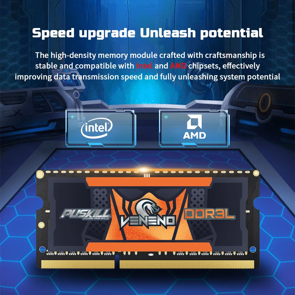 Memória Ram DDR4, DDR3 para portátil