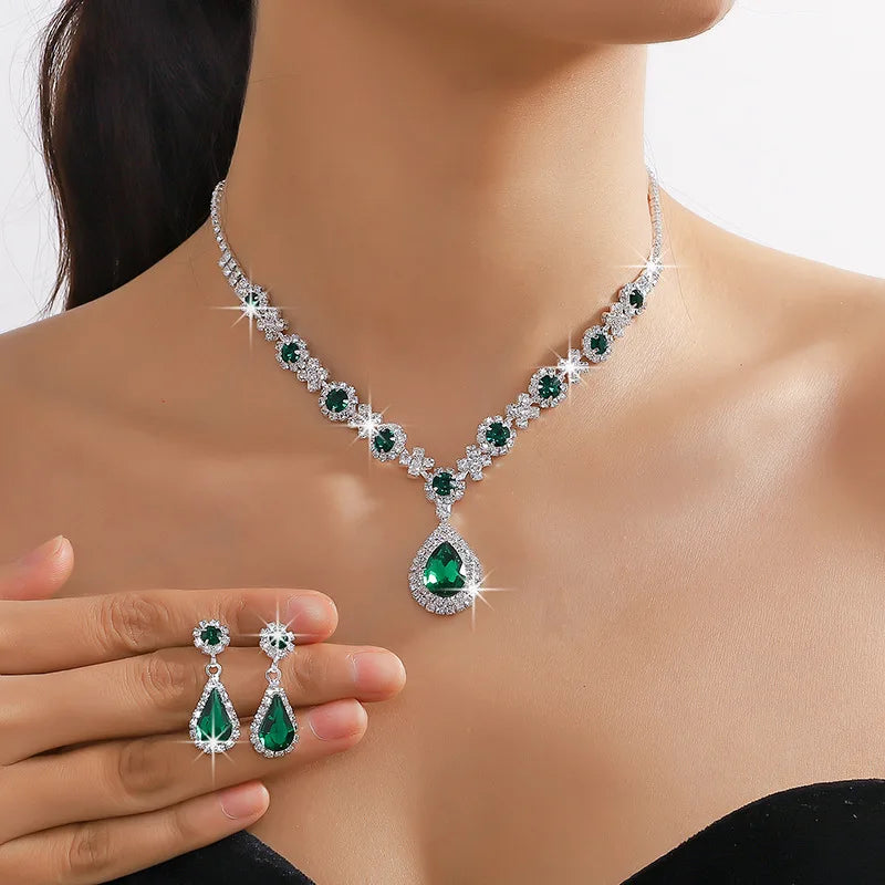 Conjuntos de joias elegante waterdrop