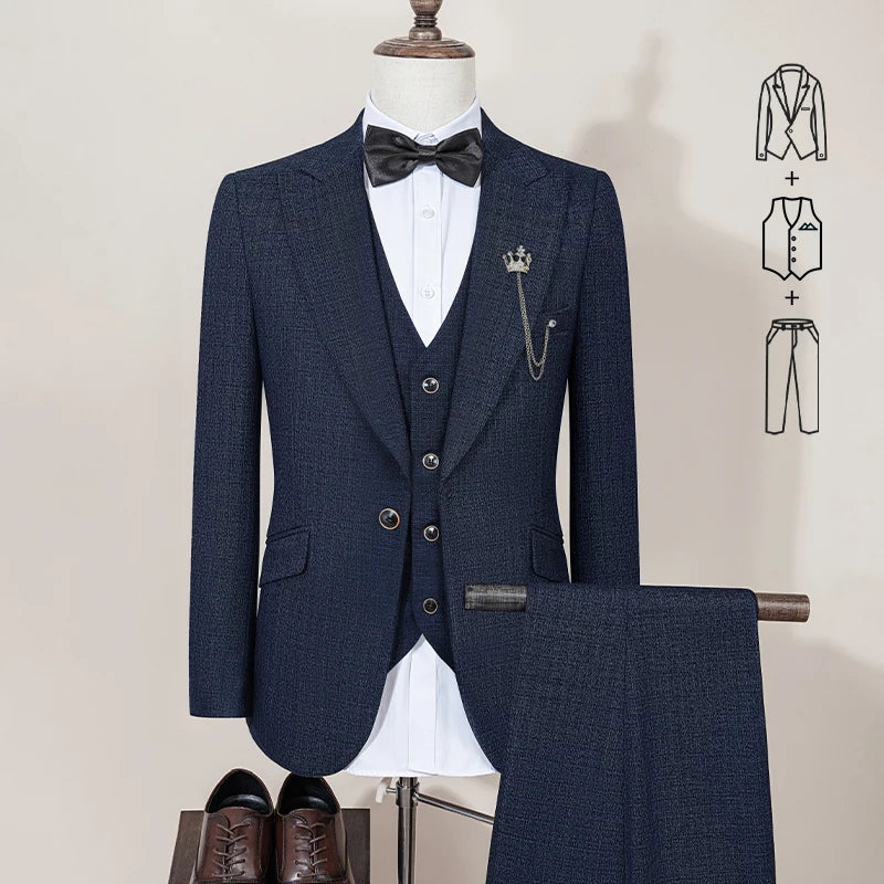Terno de alta qualidade slim fit