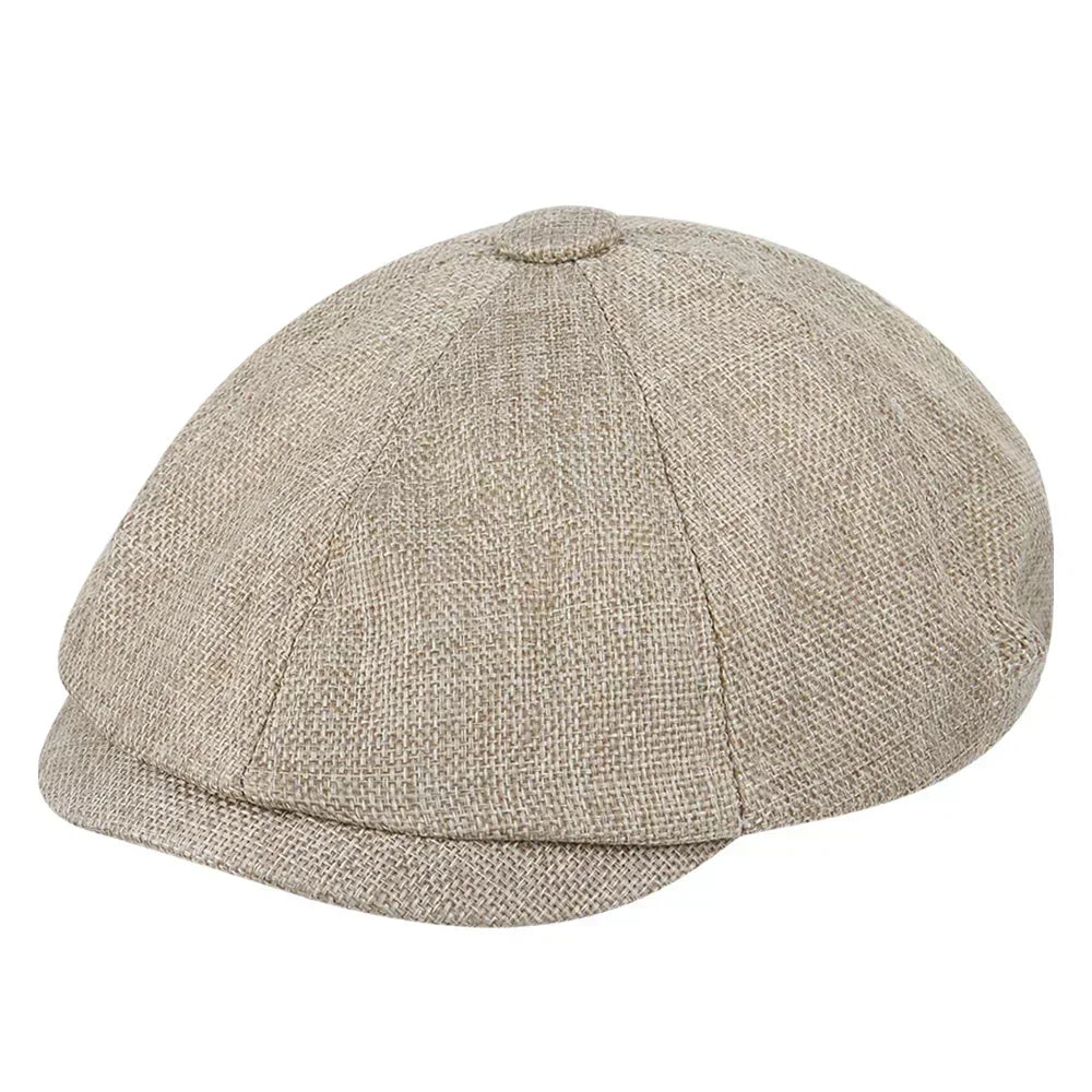 Chapéu clássico vintage tweed peaky