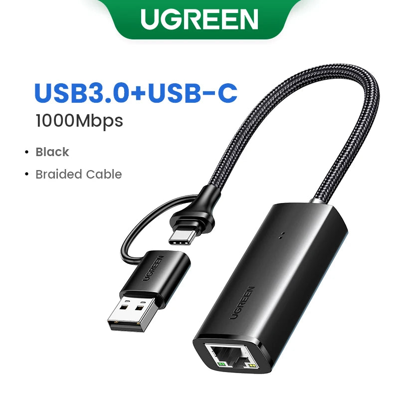 Adaptador usb ethernet Ugreen