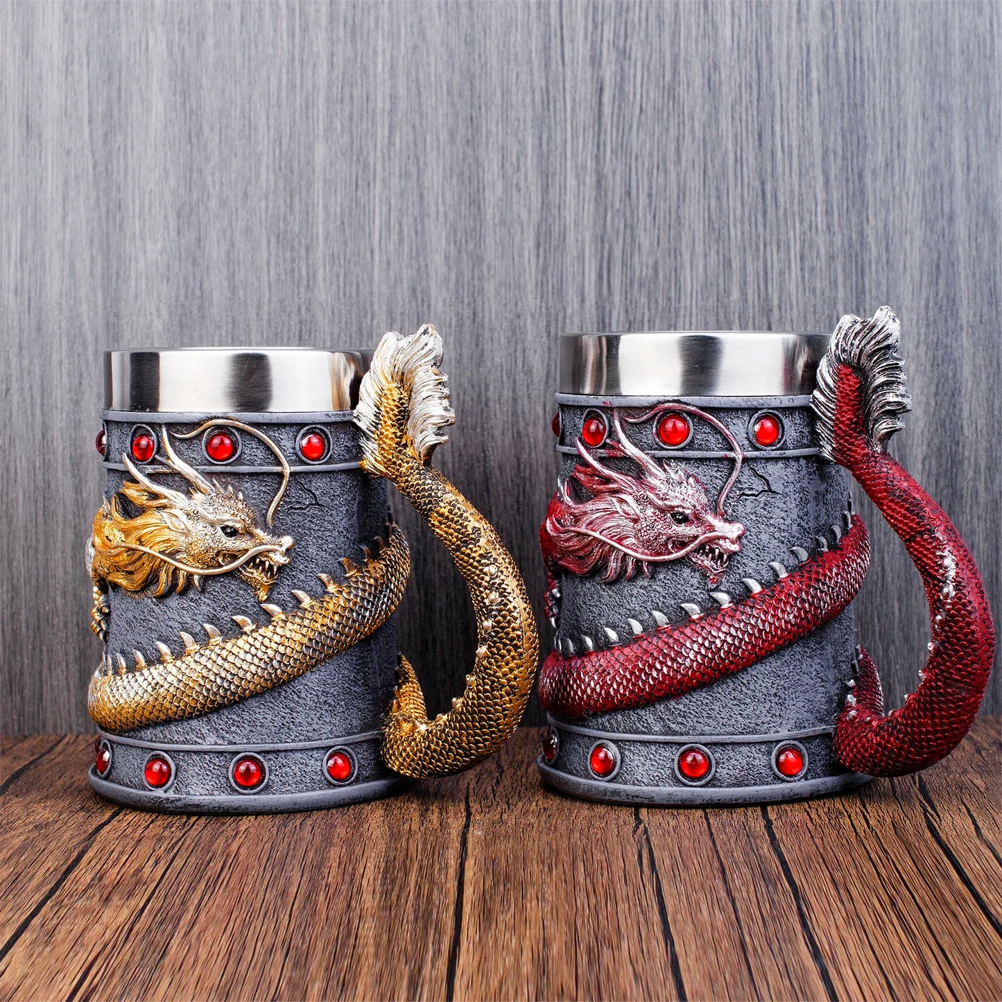 Caneca de aço inoxidável Viking