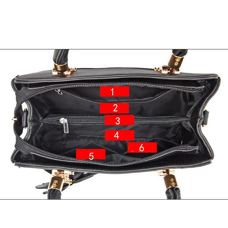 Bolsa de grande capacidade padrão lichia