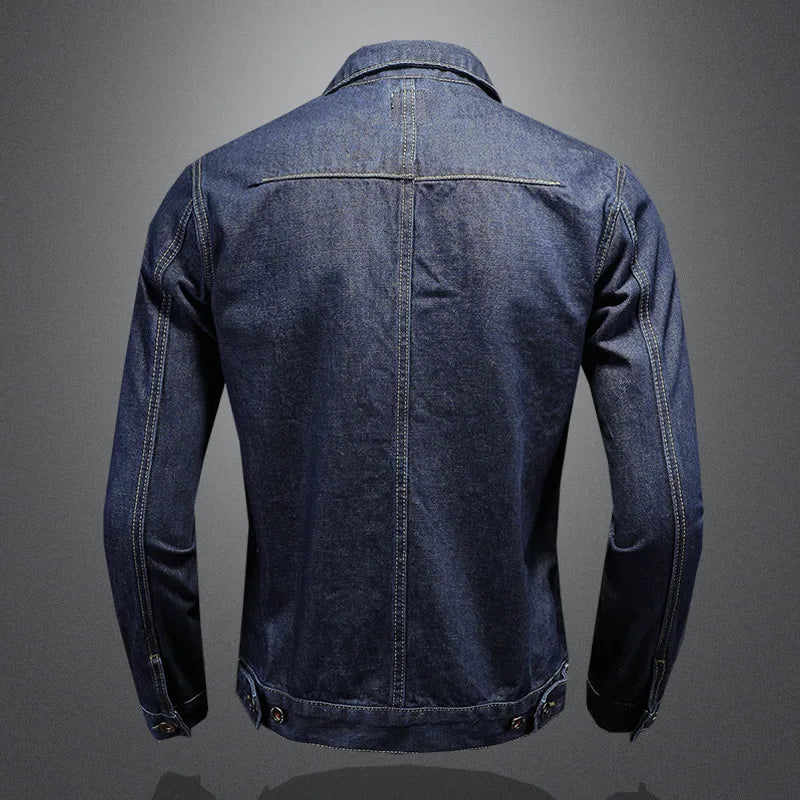 Casaco jeans casual clássico