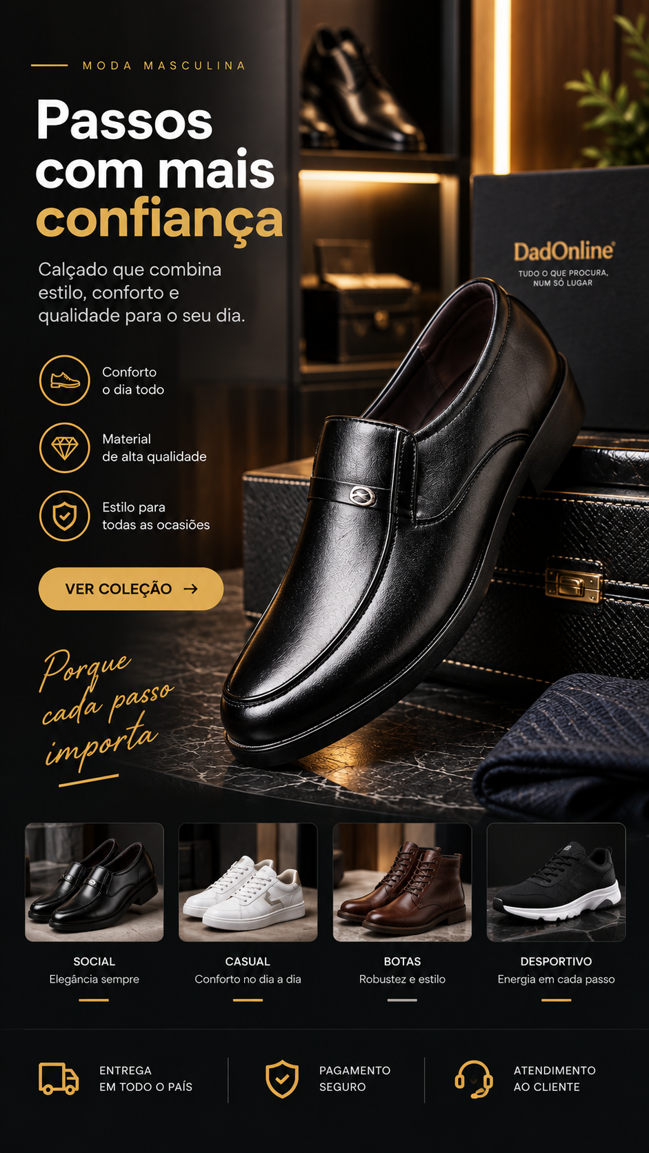 Sapatos, Chuteiras e Botas