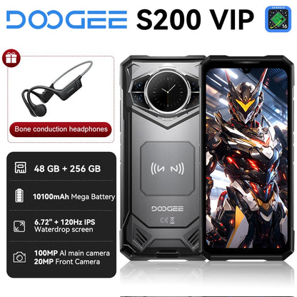 DOOGEE S200 VIP Edition — Smartphone Robusto 5G, 48 GB + 256 GB