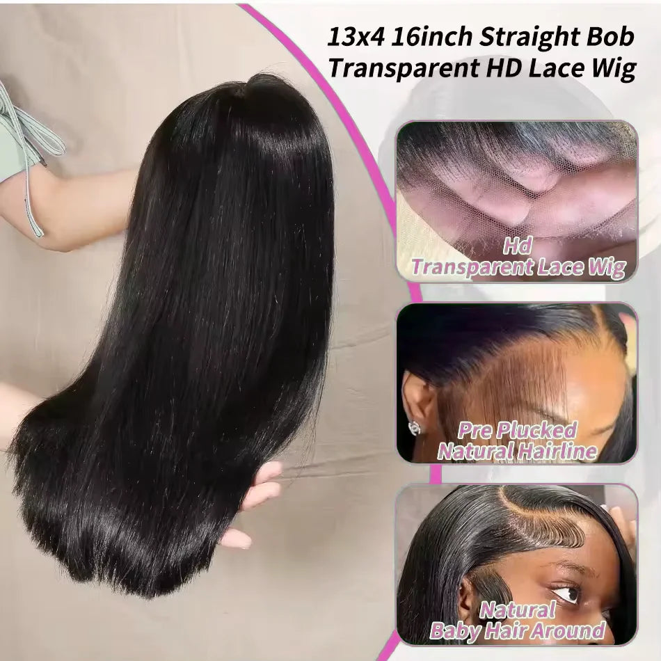 Peruca Bob Curta Estilo Vietnamita