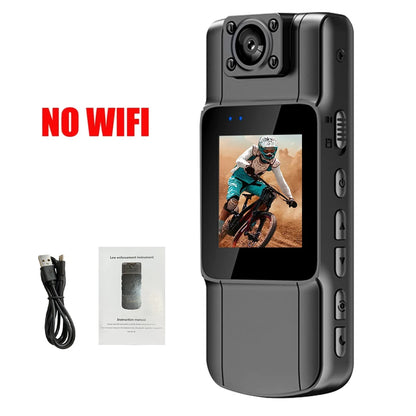 Minicâmera Ultra HD 4K Bodycam 180 °