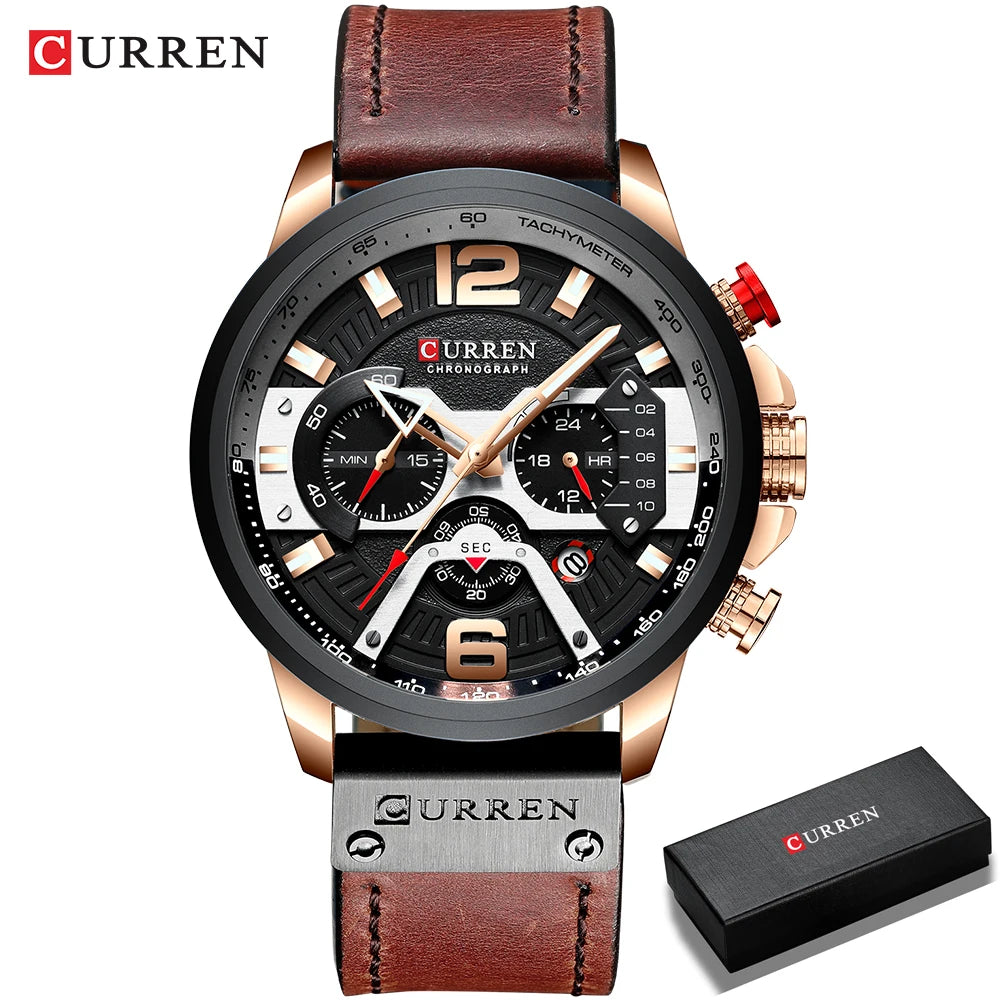 Relógio Masculino Curren 8329 — Cronógrafo
