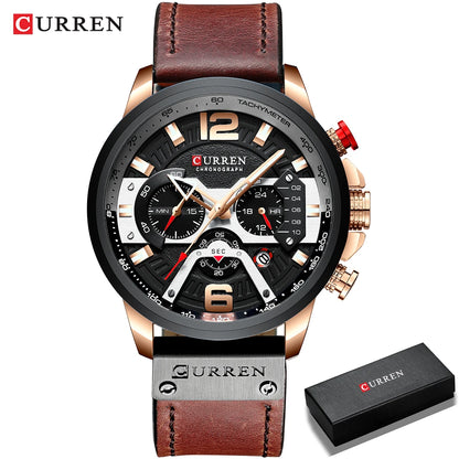 Relógio Masculino Curren 8329 — Cronógrafo