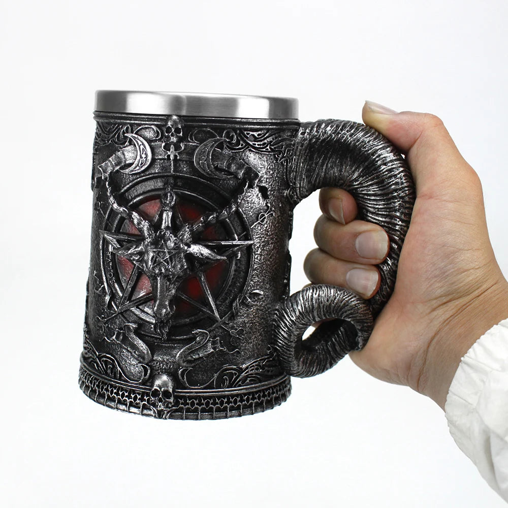 Caneca Baphomet 600 ml em Resina