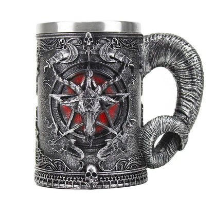 Caneca Baphomet 600 ml em Resina
