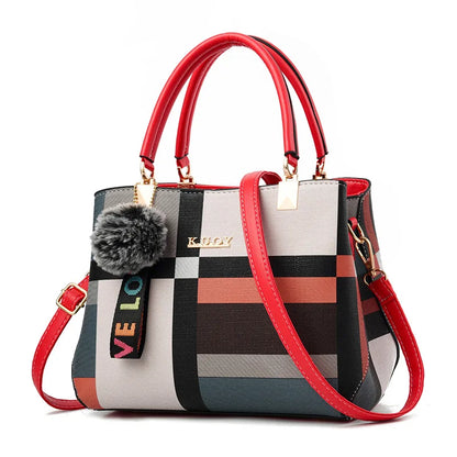 Bolsas elegantes transversais em pele PU