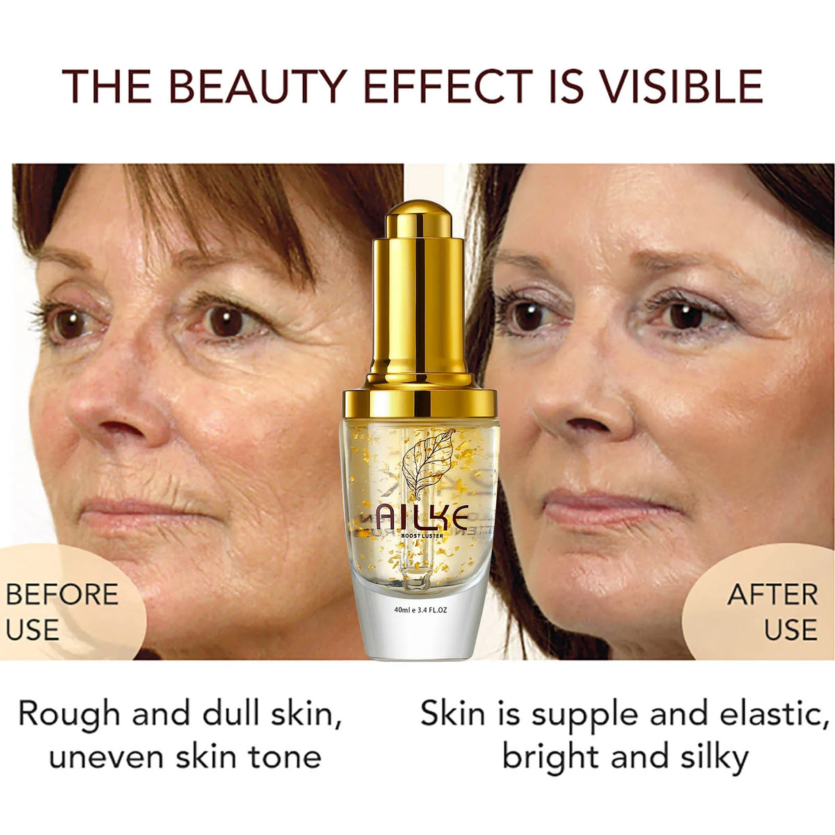 Conjunto de Cuidados Faciais AILKE com Colagénio